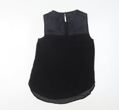Womens UK Size 8 L.K. Bennett Black Basic Blouse