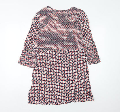 Boden Women’s Multicoloured 3/4 Sleeve Dress Size 12