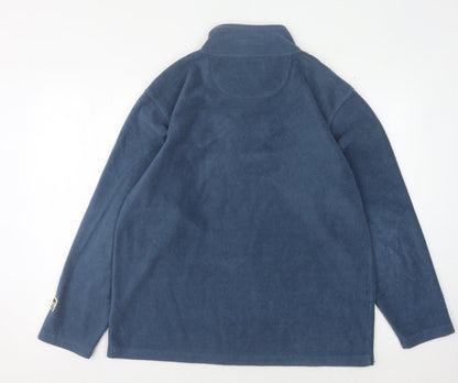 Rush Men's Blue Fleece 1/4 Zip Sweatshirt M