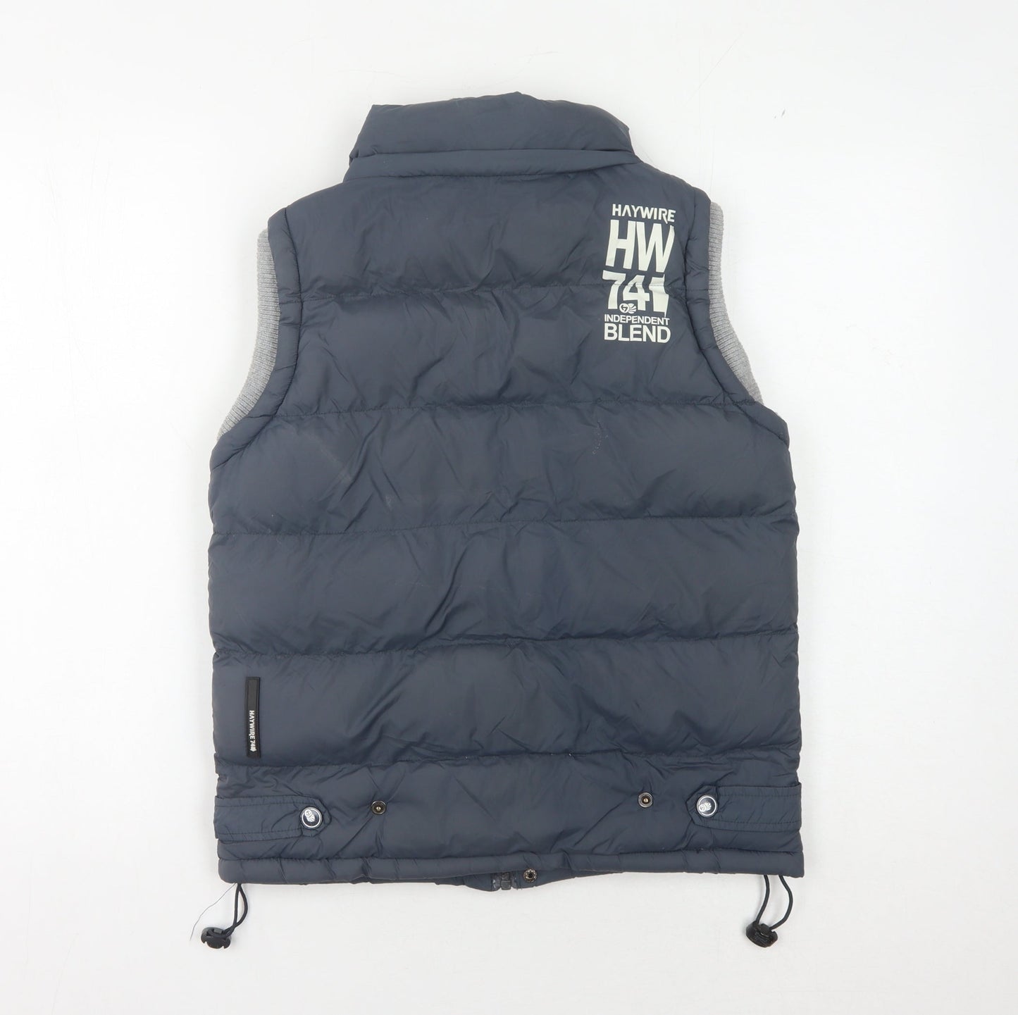 Haywire Boys Blue Puffer Jacket L with Logo