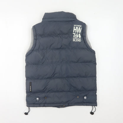 Haywire Boys Blue Puffer Jacket L with Logo