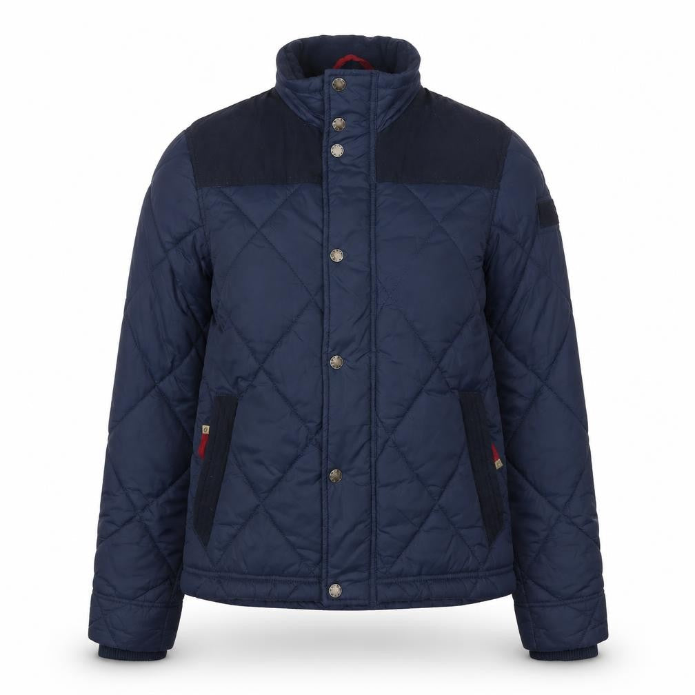 Womens UK Size XS FatFace Blue Quilted Coat