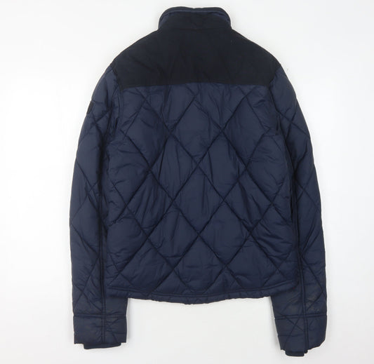 FatFace Women's Blue Quilted Jacket XS