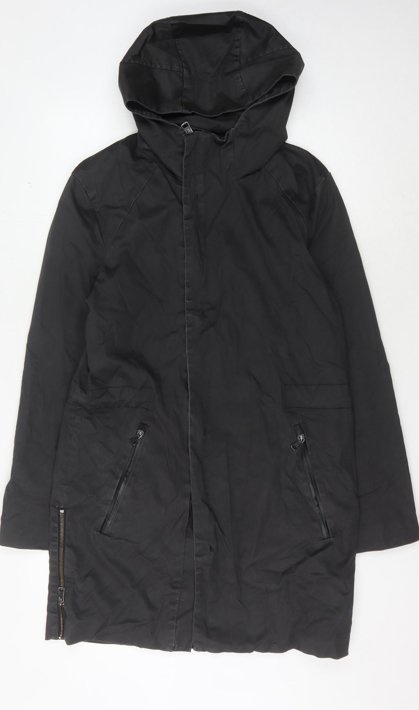 Jack & Jones Unisex Kids Black Hooded Parka 18 Years