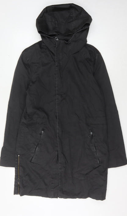 Jack & Jones Unisex Kids Black Hooded Parka 18 Years