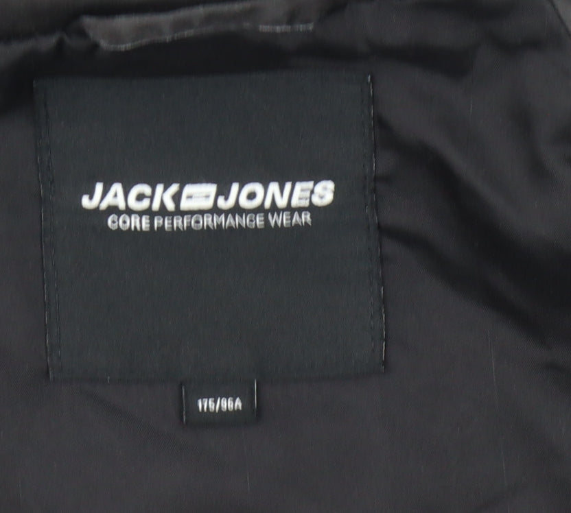 Jack & Jones Unisex Kids Black Hooded Parka 18 Years
