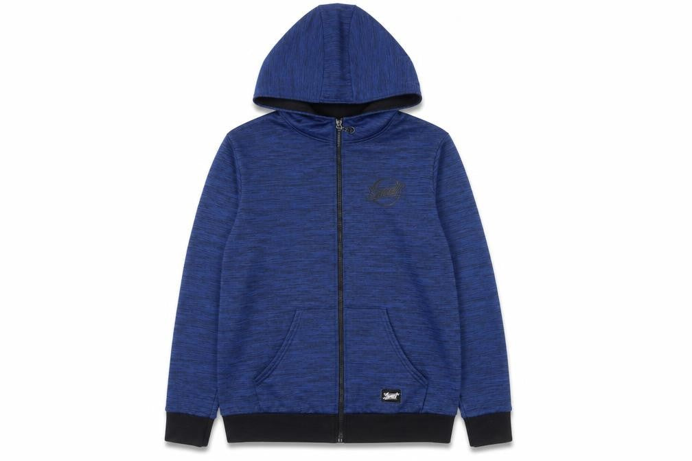 Front view of Sonneti boys’ blue full zip hoodie 13-14 years
