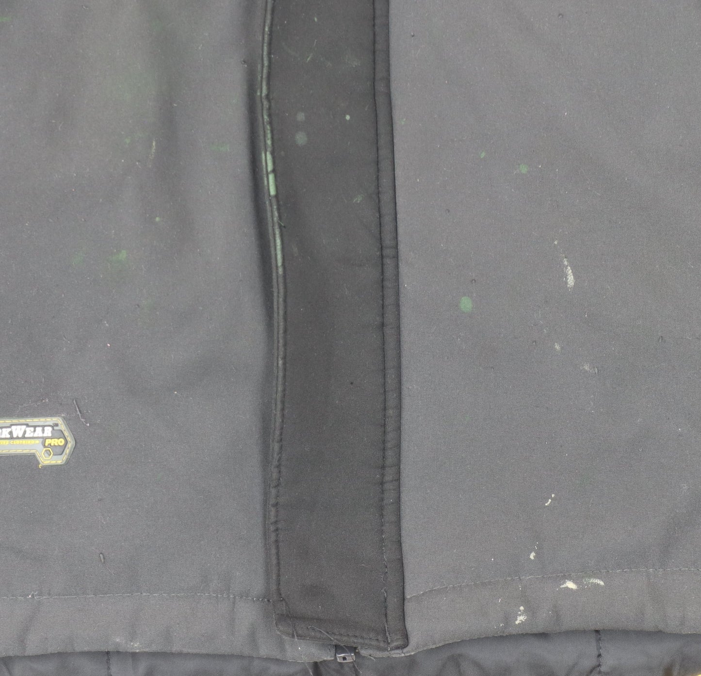 WorkWear Men's Black Waistcoat, Large, Zipped Pockets