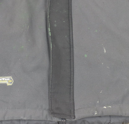 WorkWear Men's Black Waistcoat, Large, Zipped Pockets