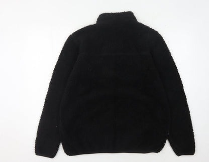 Unisex Adults UK Size S Mountainlife Black Pullover Hoodie