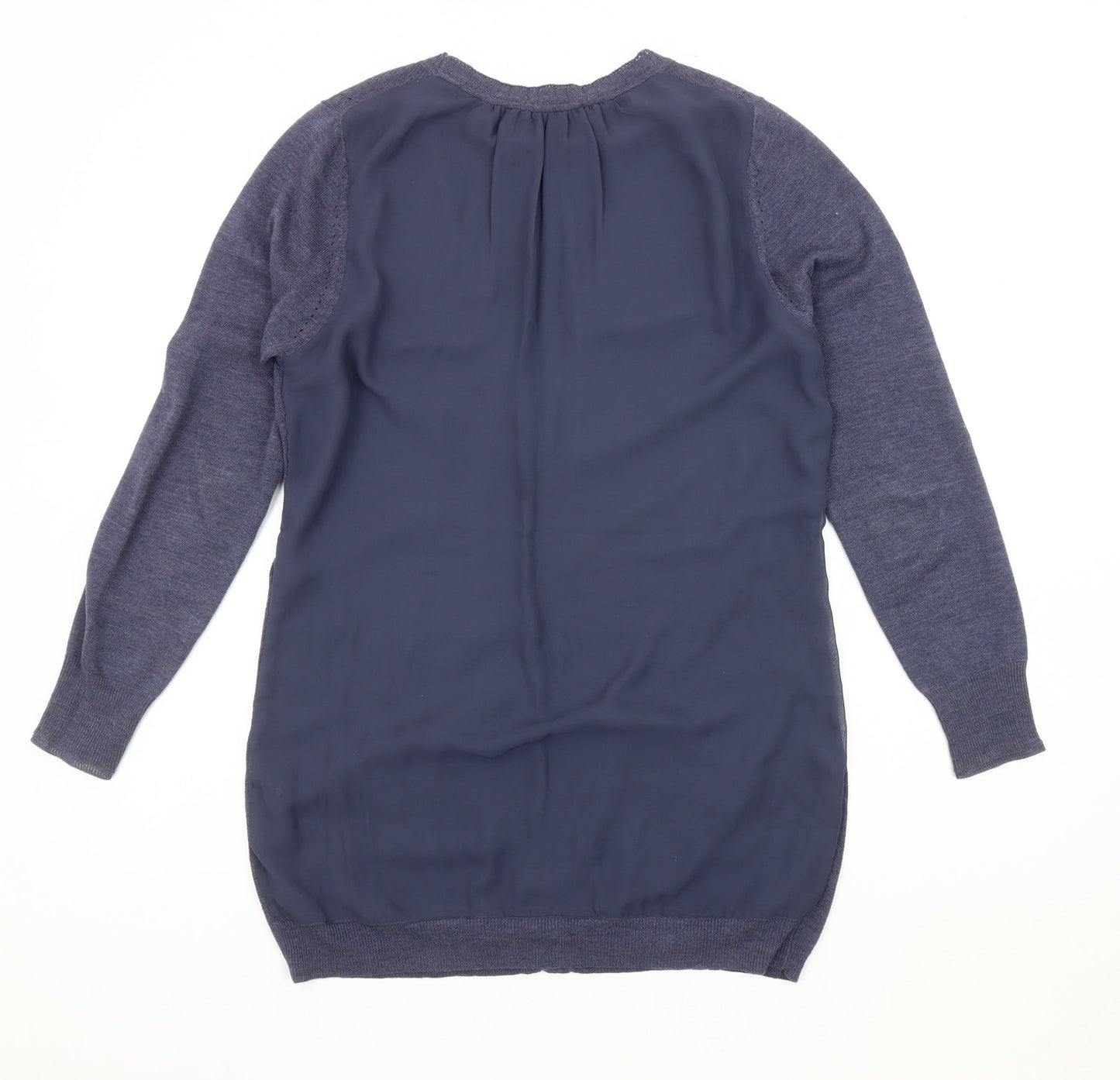 Womens UK Size 12 Marks and Spencer Blue Cardigan Jumper