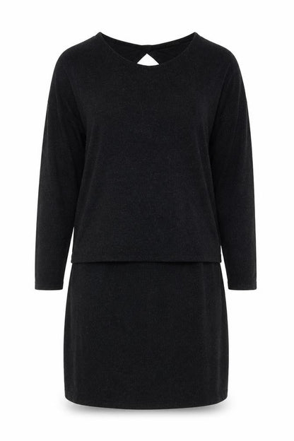 Pomodoro Women's Black Knee Length Dress Size 14