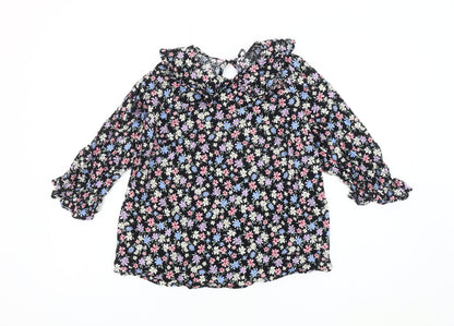 Womens UK Size 14 Marks and Spencer Multicoloured Basic Blouse
