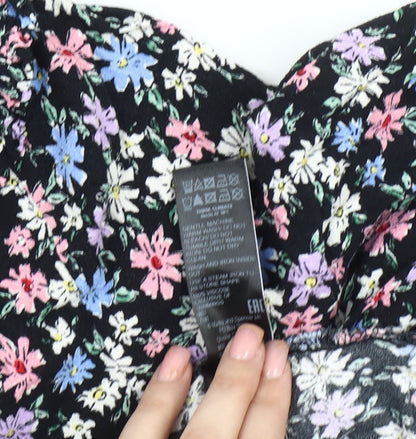 Womens UK Size 14 Marks and Spencer Multicoloured Basic Blouse