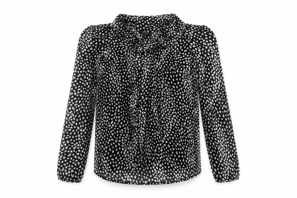 Womens UK Size 10 Lipsy Black Basic Blouse