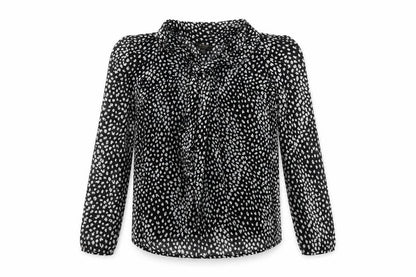 Womens UK Size 10 Lipsy Black Basic Blouse