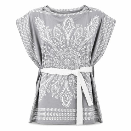 Womens UK Size S Stella Grey Tunic Blouse