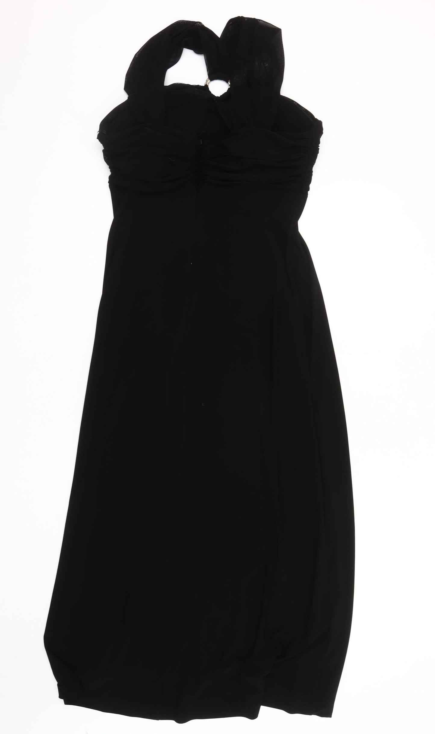 Gina Bacconi Women's Black Halter Dress UK 16