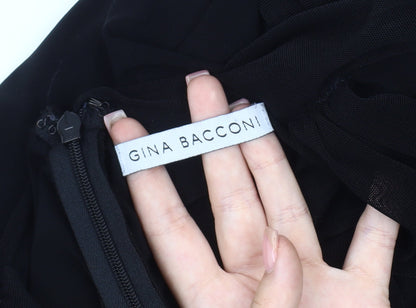 Gina Bacconi Women's Black Halter Dress UK 16