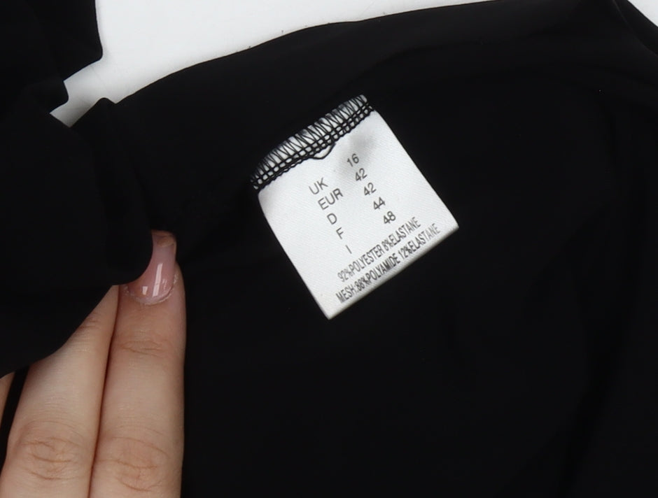 Gina Bacconi Women's Black Halter Dress UK 16