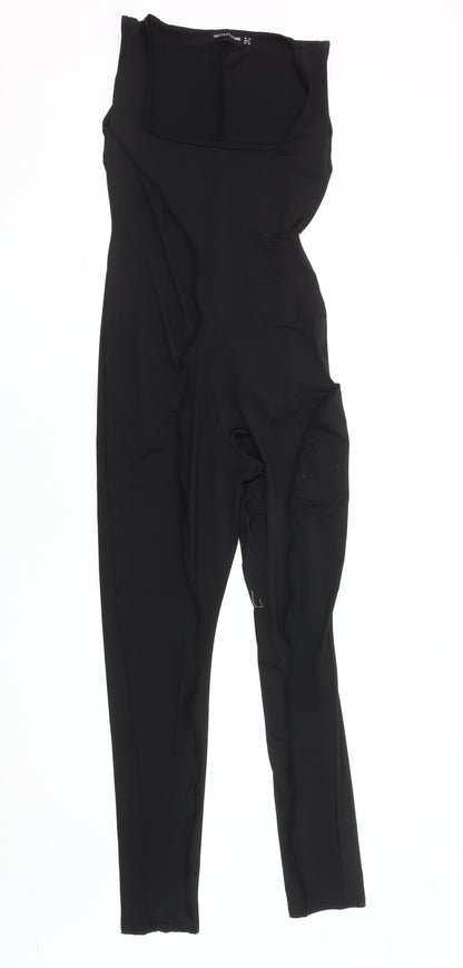 PrettyLittleThing Women's Black Sleeveless Jumpsuit, Size 12