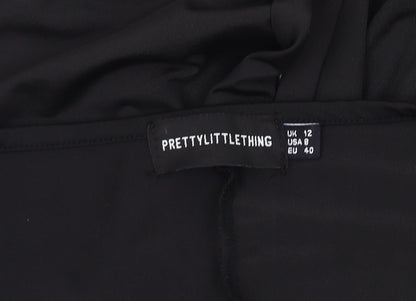 PrettyLittleThing Women's Black Sleeveless Jumpsuit, Size 12