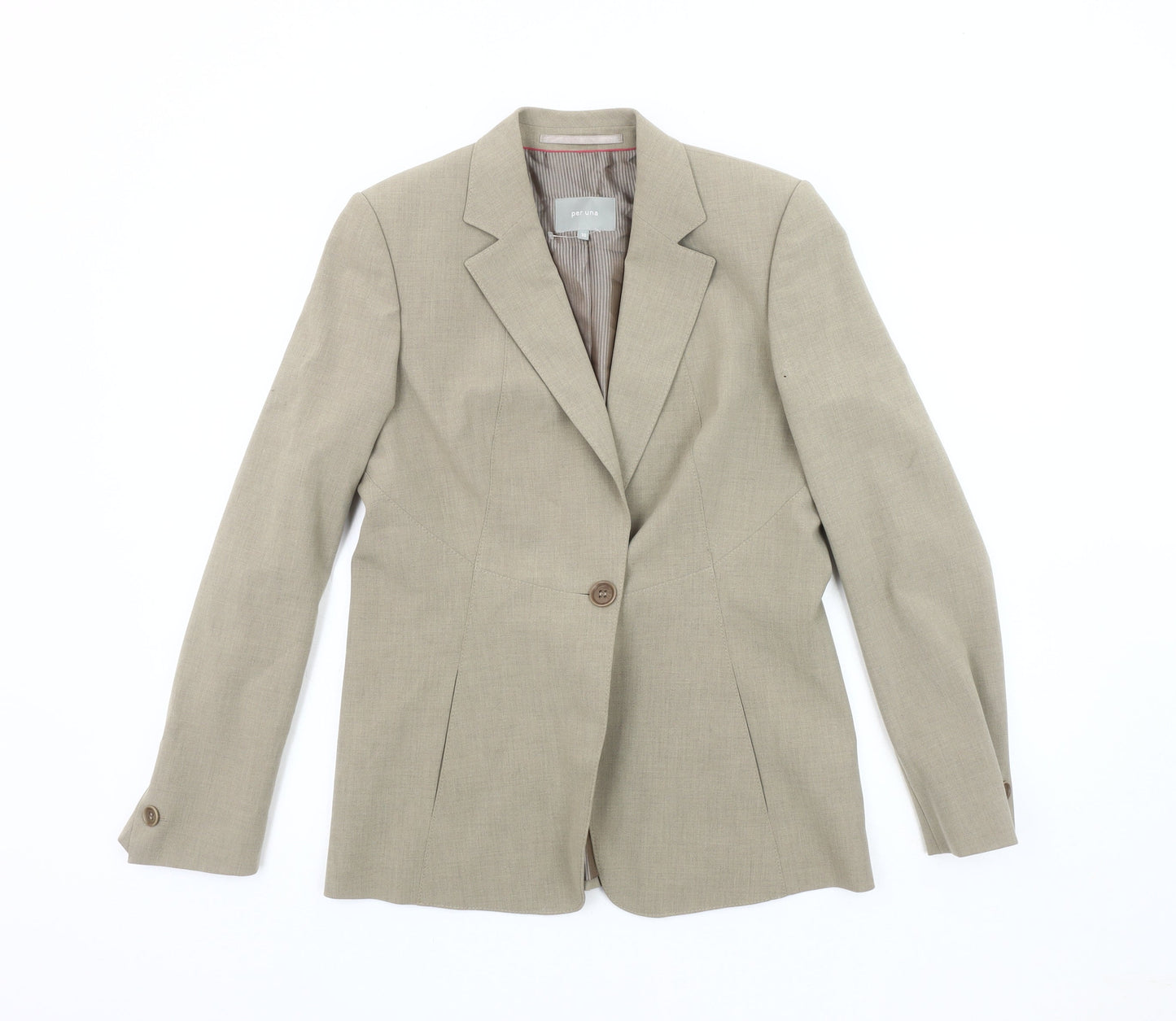 Per Una Women's Beige Blazer, Size 10, Regular Fit