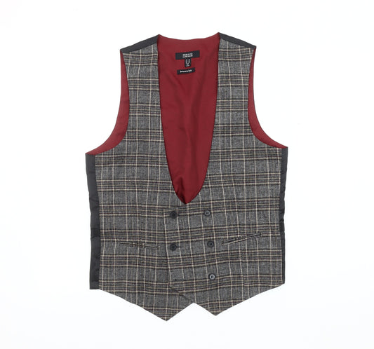 Mens UK Size 38 Feraud Regular Multicoloured Suit Waistcoat