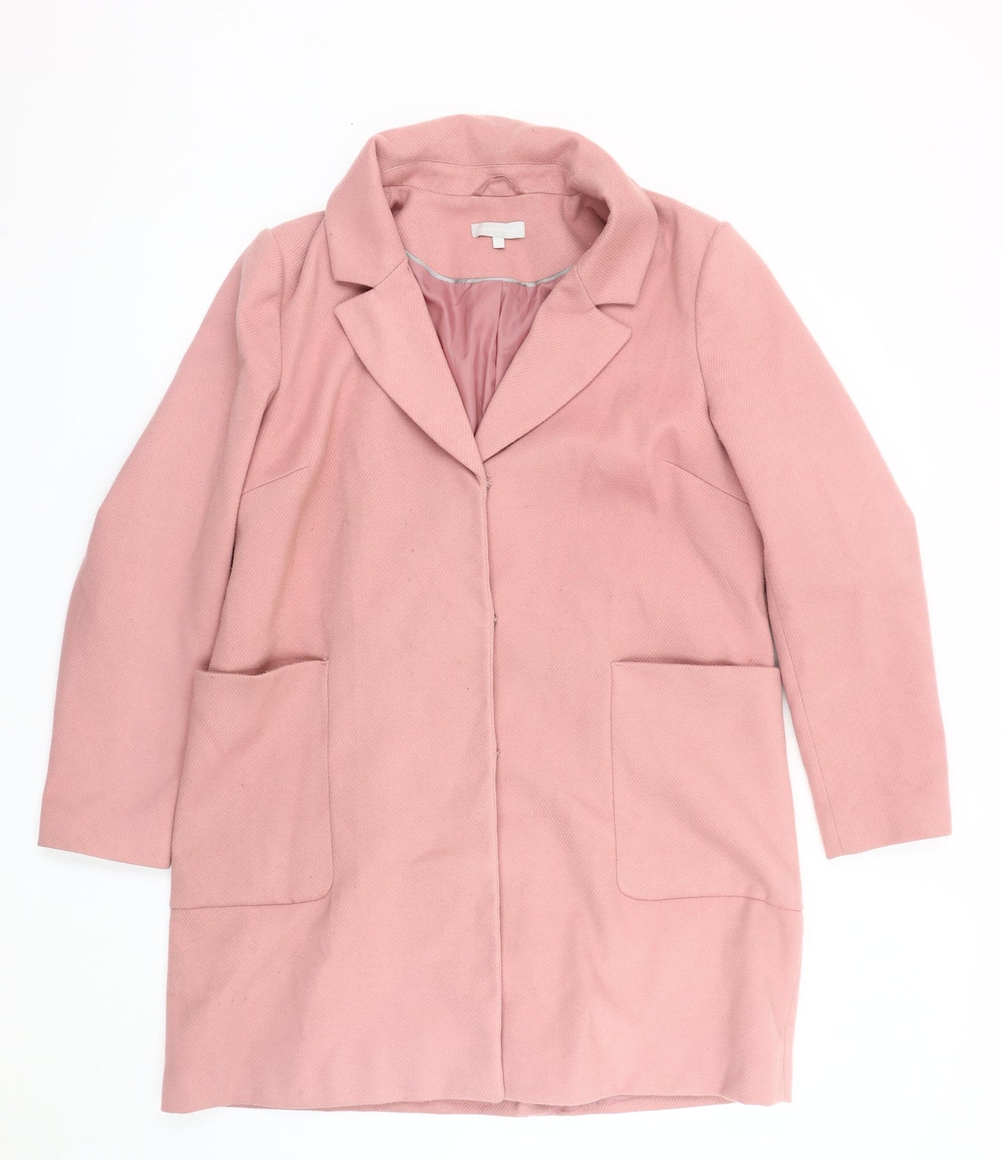 Womens UK Size 16 RedHerring Pink Overcoat