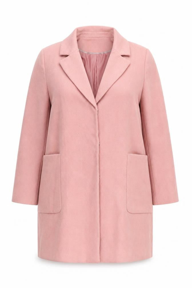 Womens UK Size 16 RedHerring Pink Overcoat
