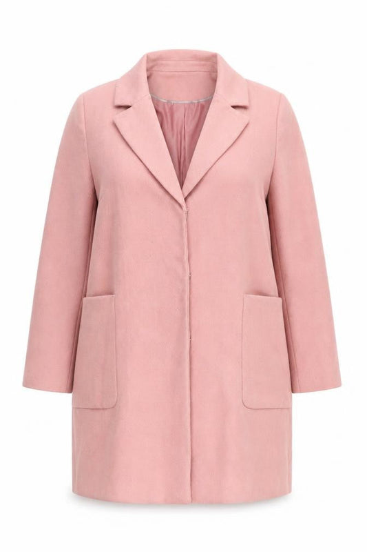 Womens UK Size 16 RedHerring Pink Overcoat