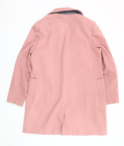 Womens UK Size 16 RedHerring Pink Overcoat