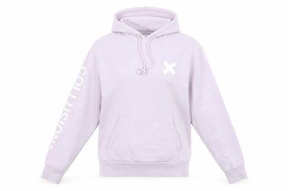 Womens UK Size XS COLLUSION Purple Pullover Hoodie
