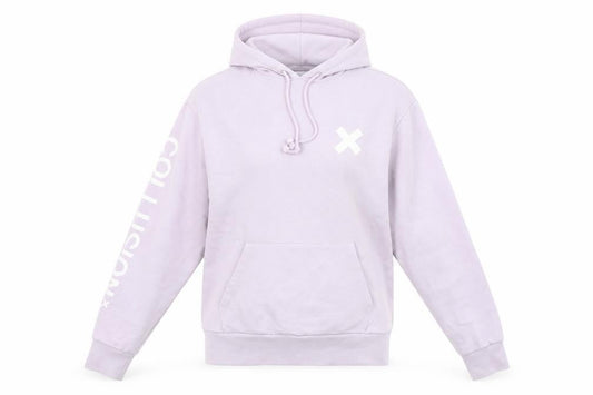 Womens UK Size XS COLLUSION Purple Pullover Hoodie