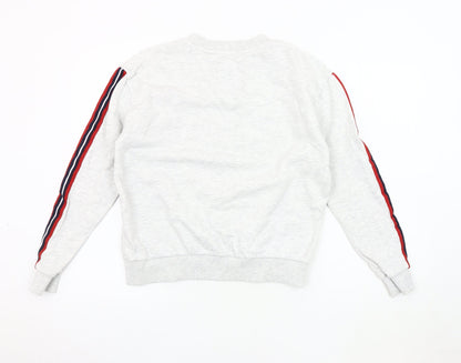 Superdry Men's Grey Logo Pullover Sweatshirt S