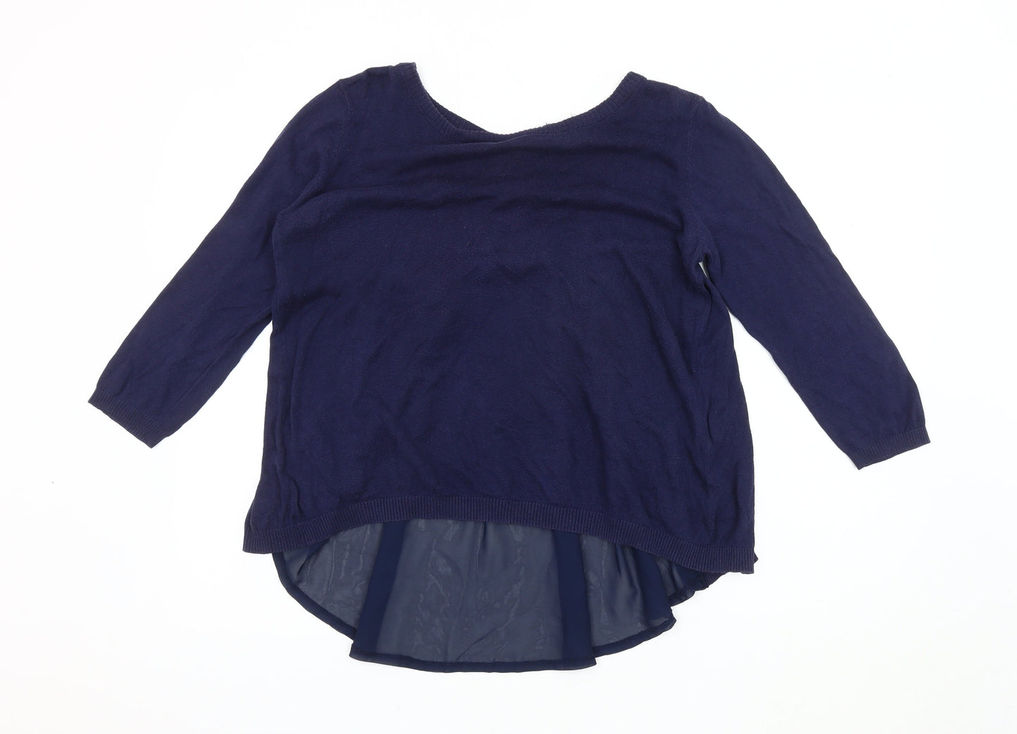 Womens UK Size M VERO MODA Blue Cardigan Jumper