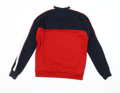 Max Men's Red Blue Sweatshirt S Pullover Graphic