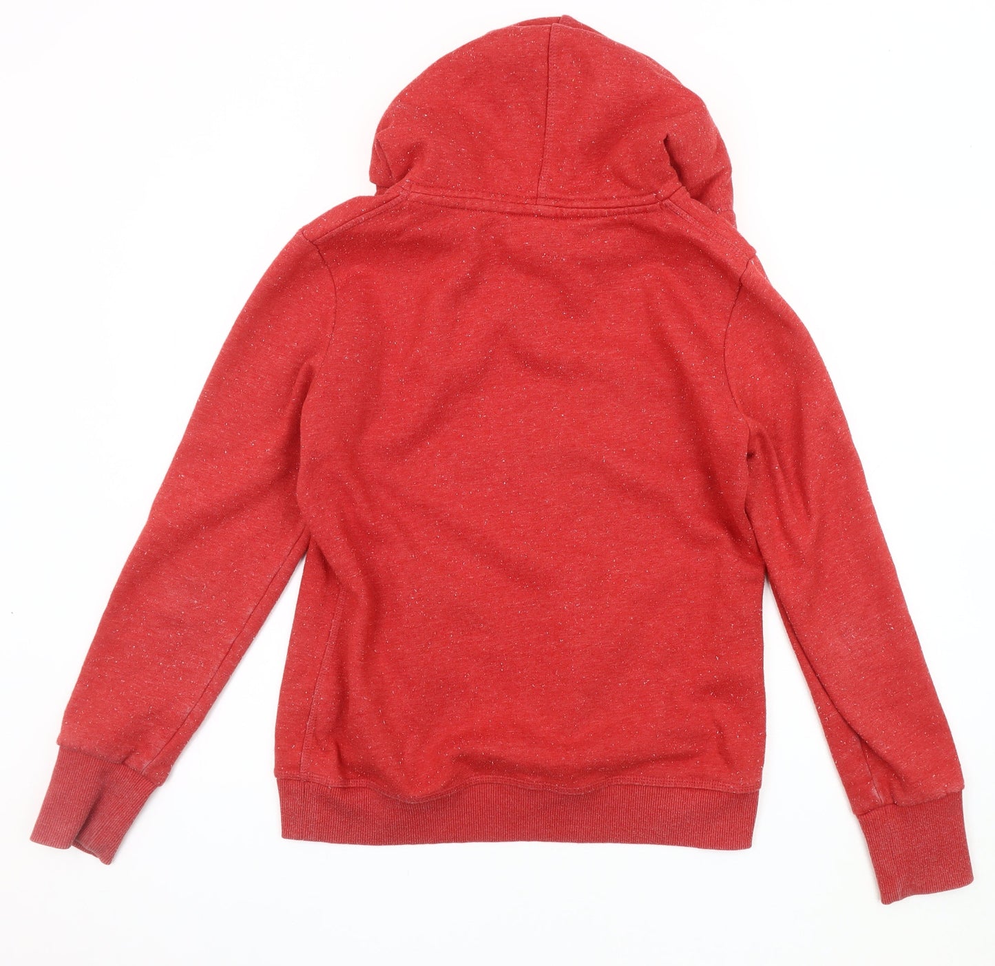 Superdry Men's Red Pullover Hoodie Size L