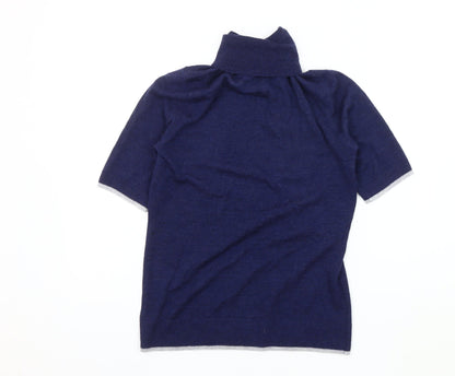 Womens UK Size S Ellen Tracy Blue Pullover Jumper