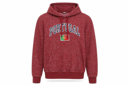 Força Portugal Men's Red Pullover Hoodie S