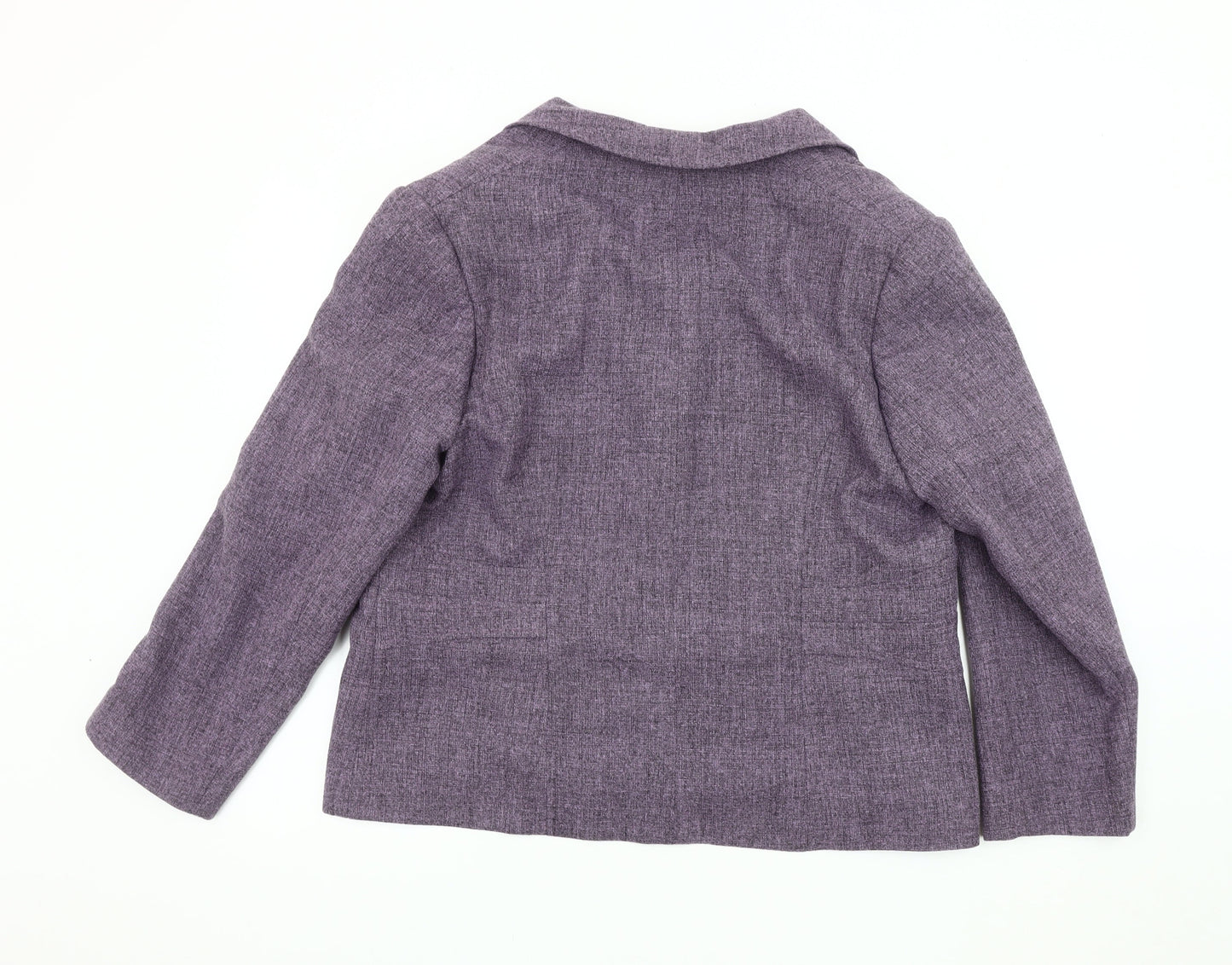 Eastex Women's Purple Blazer - Size 18