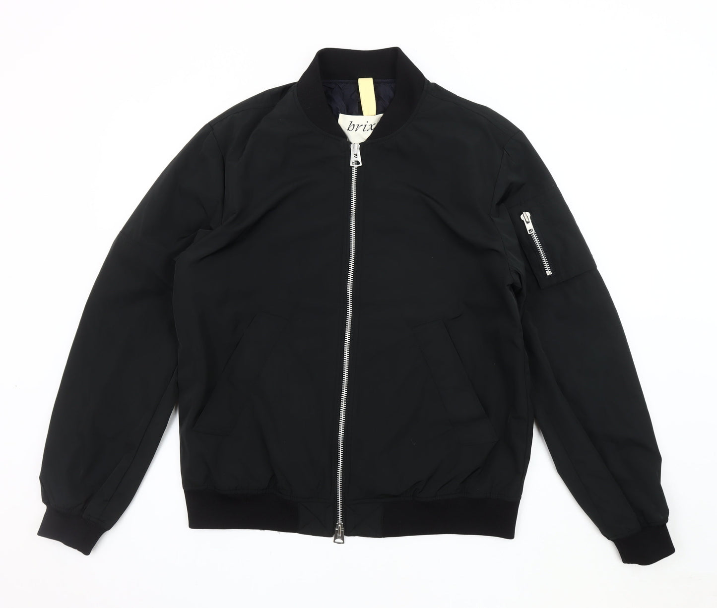 Mens UK Size M brixtol Black Bomber Jacket