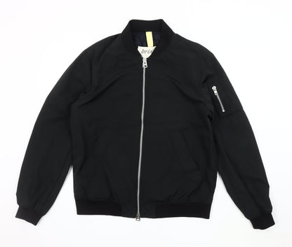 Mens UK Size M brixtol Black Bomber Jacket