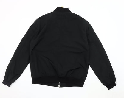 Mens UK Size M brixtol Black Bomber Jacket