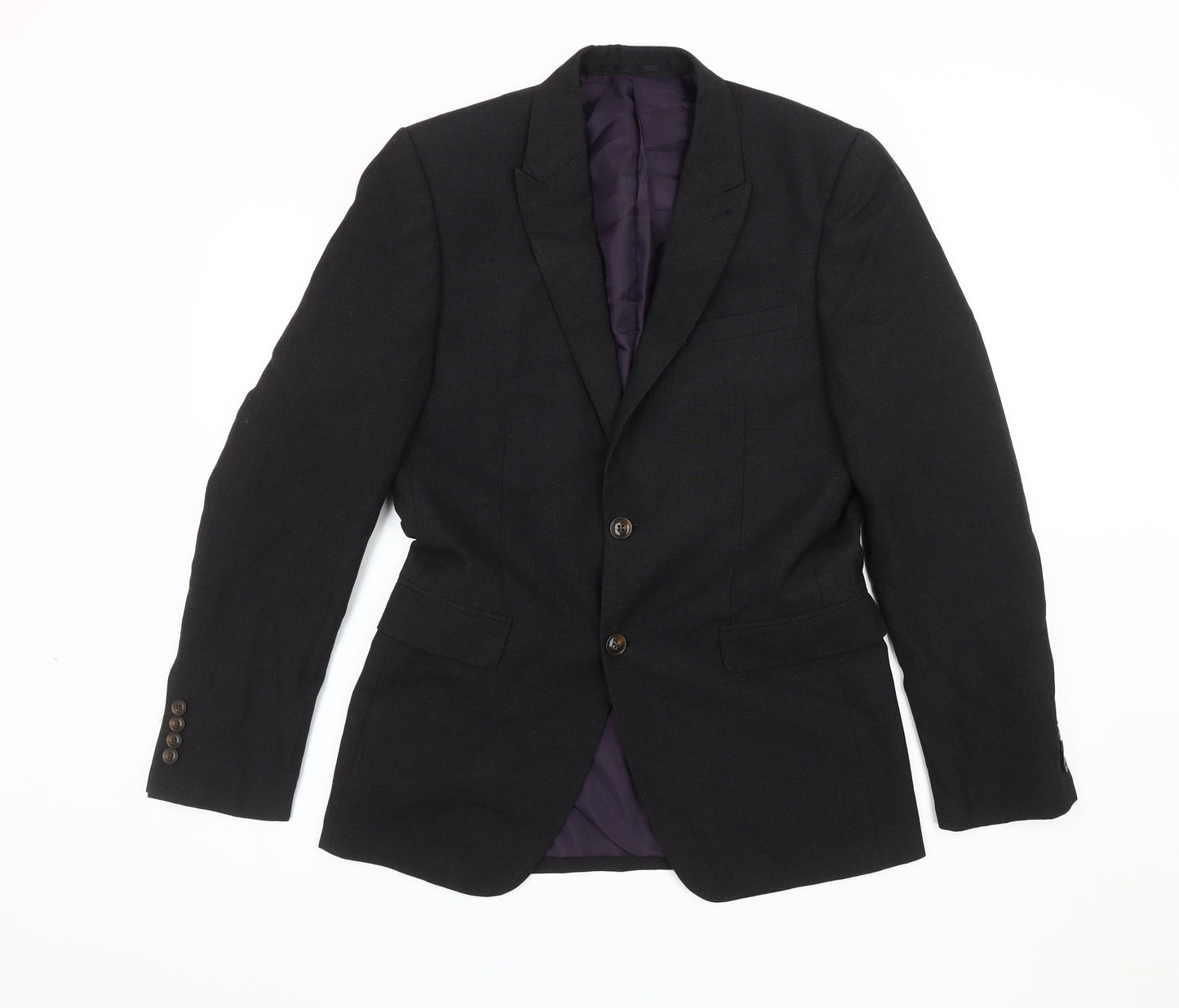 Mens UK Size 36 Fellini Regular Black Suit Jacket