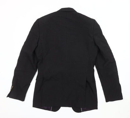 Mens UK Size 36 Fellini Regular Black Suit Jacket