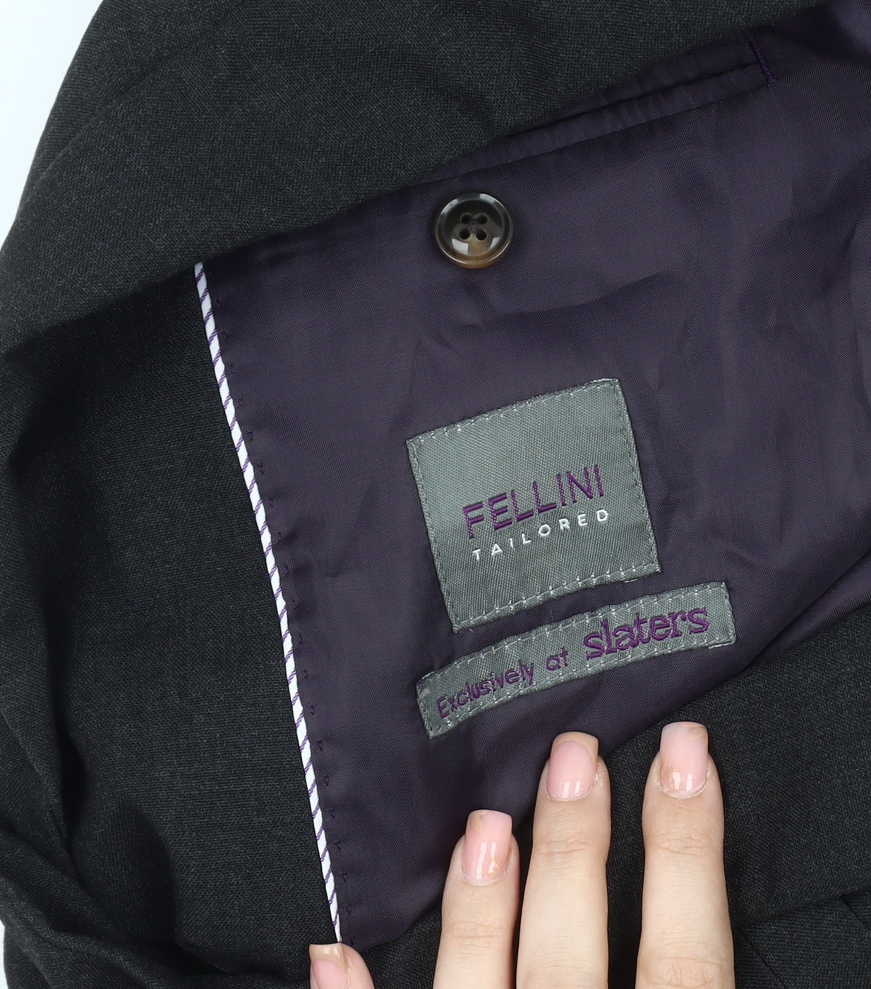 Mens UK Size 36 Fellini Regular Black Suit Jacket