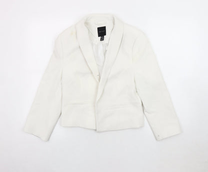 New Look Women's White Blazer Size 10