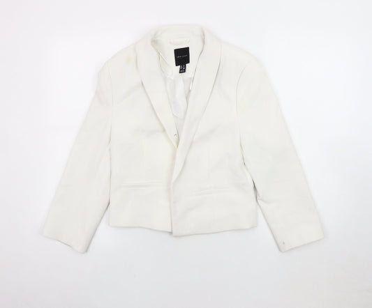 New Look Women's White Blazer Size 10