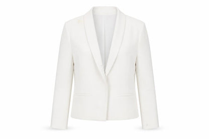 Womens UK Size 10 New Look Regular White Blazer